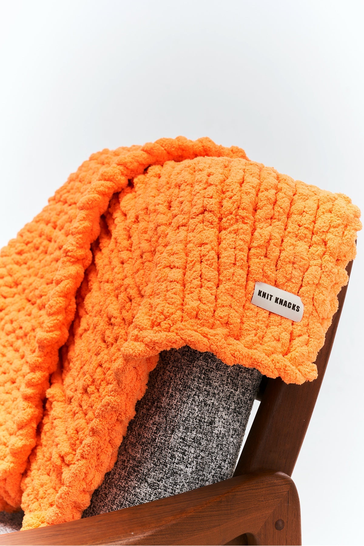CHUNKY YARN BLANKET(SUNSET)