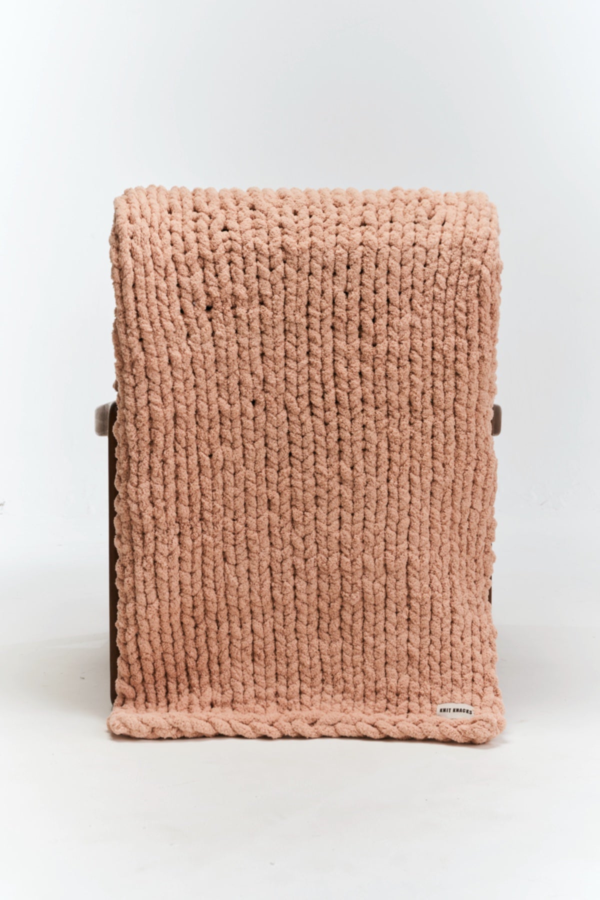CHUNKY YARN BLANKET(GINGER ROOT)